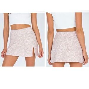 Princess Polly Women’s Pink Cheetah Mini Skirt Size 2 Preppy,Fairy,Y2K Romantic